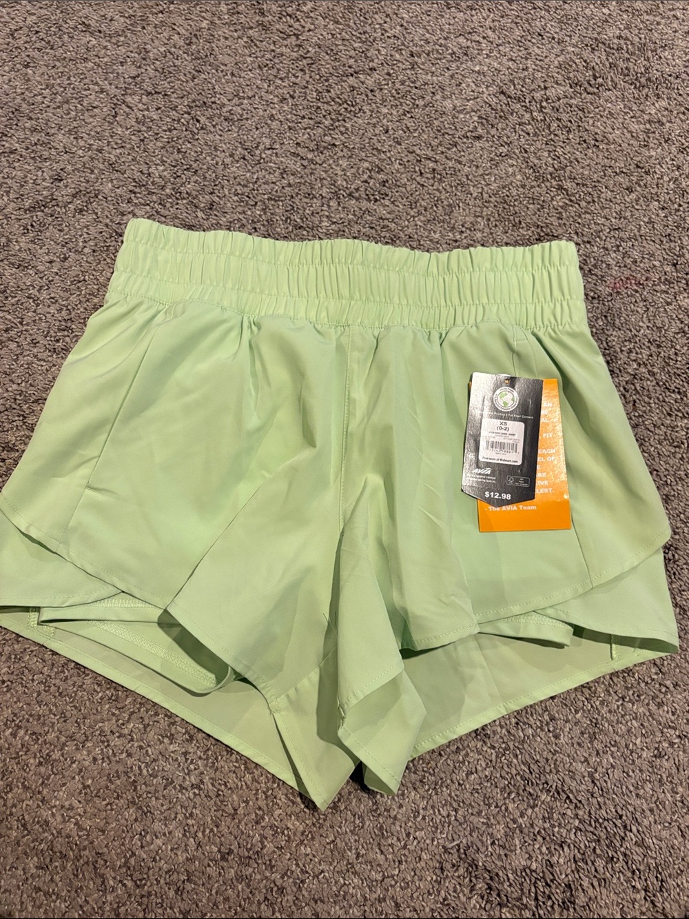 Avia Lime Green Women’s Athletic Shorts